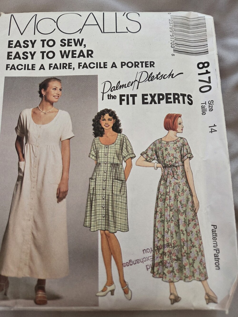 McCall's 8170 Sewing Pattern